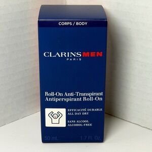 ClarinsMen Anti-Transpirant Antiperspirant Roll-On 50ml 1.7oz France New